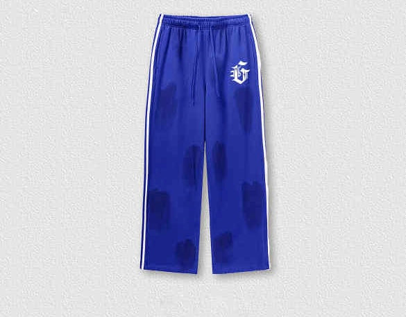 Cozy Logo Sweats Blue